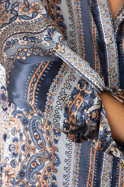 Hale Bob - Royal Long Sleeve Button Down Top