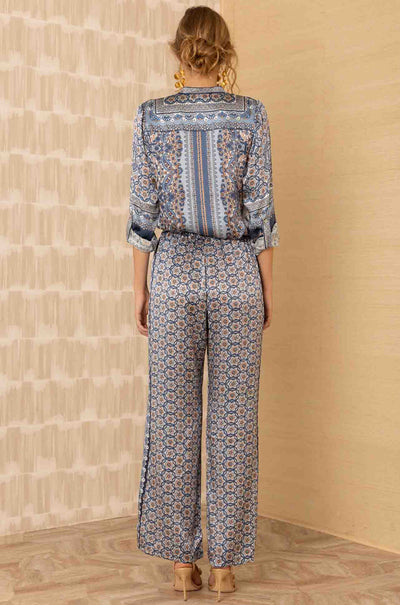Hale Bob - Royal Long Sleeve Button Down Top