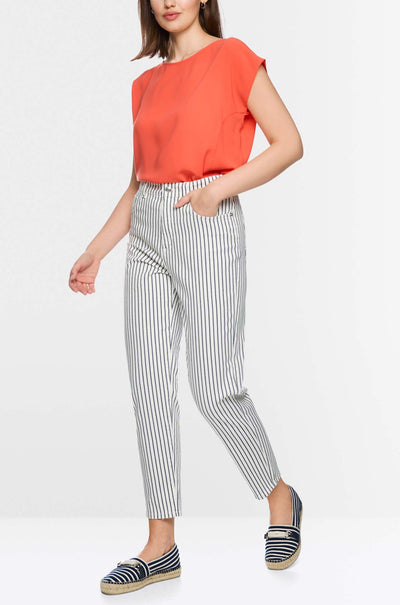 Marc Cain - Salty Breeze Feura Striped Jeans