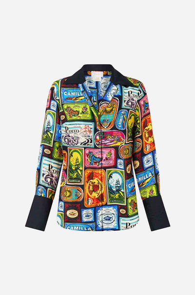 Camilla - Sal Do Mar Pyjama Shirt