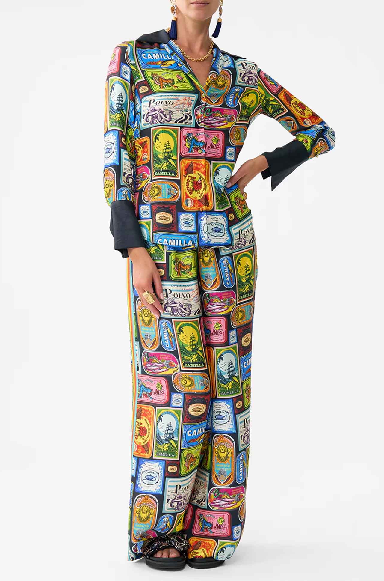 Camilla - Sal Do Mar Pyjama Shirt