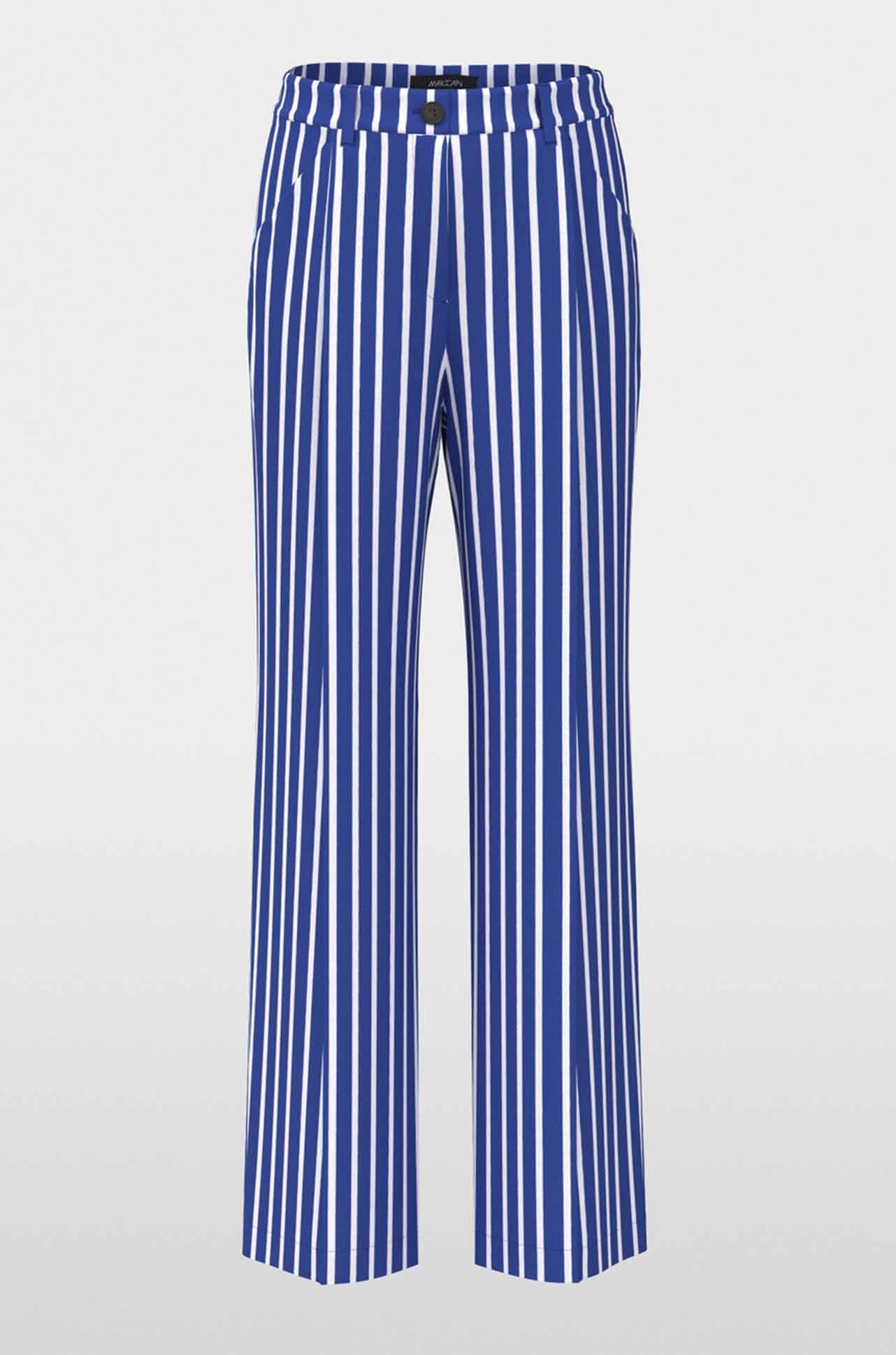 Marc Cain - Summer Flash Wasco Trousers w/ Striped Pattern
