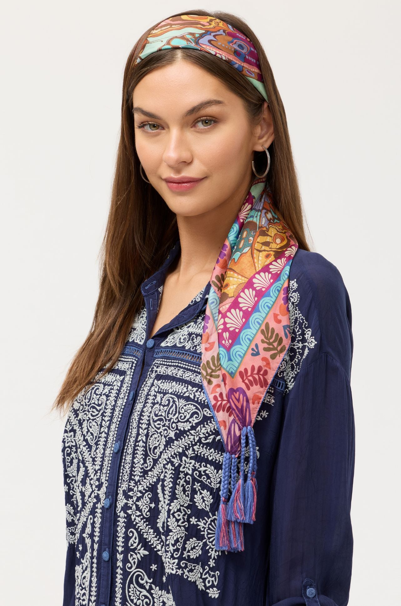 Johnny Was - Silk Scarf in Ofelia