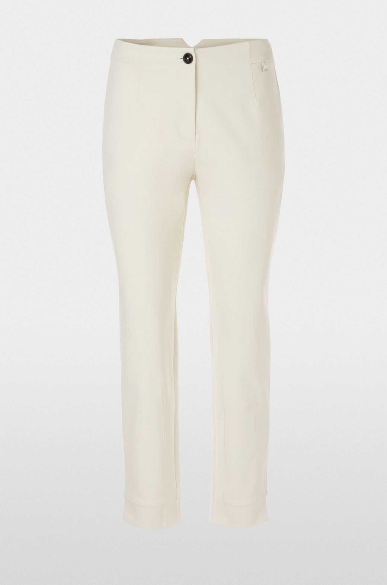 Marc Cain - Split Pant with Slit Hem in Smoke