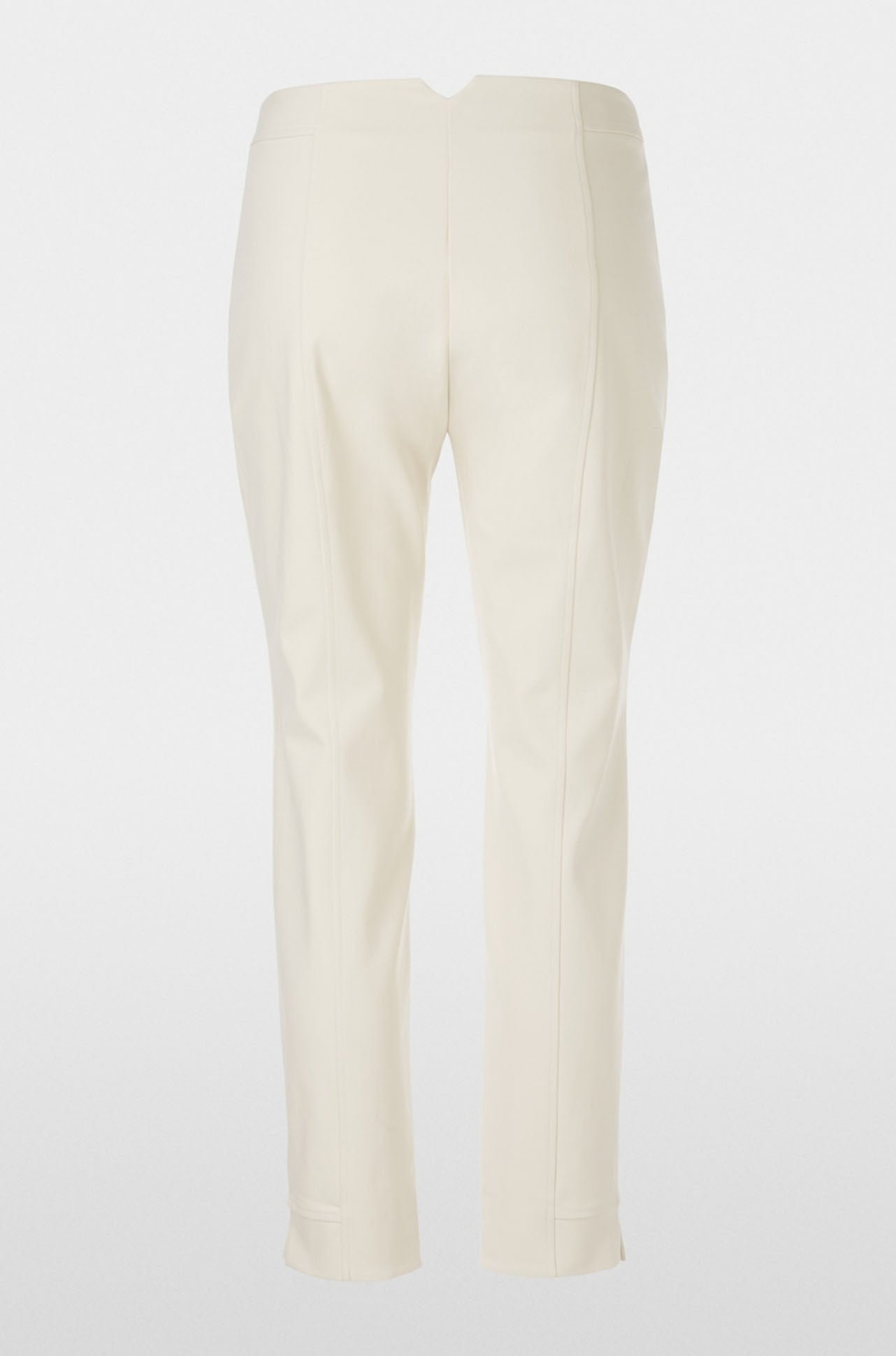 Marc Cain - Split Pant with Slit Hem in Smoke
