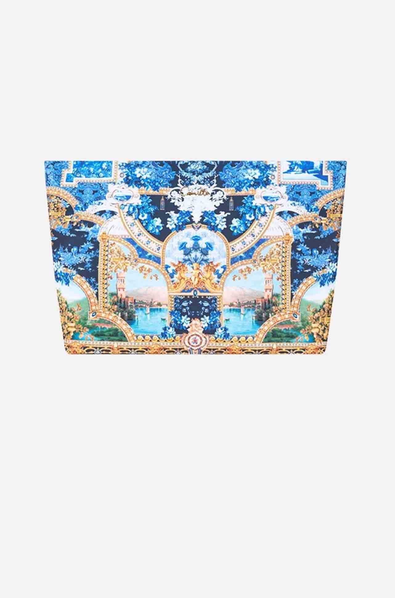 Camilla - Sweet Sacré Bleu Large Makeup Clutch