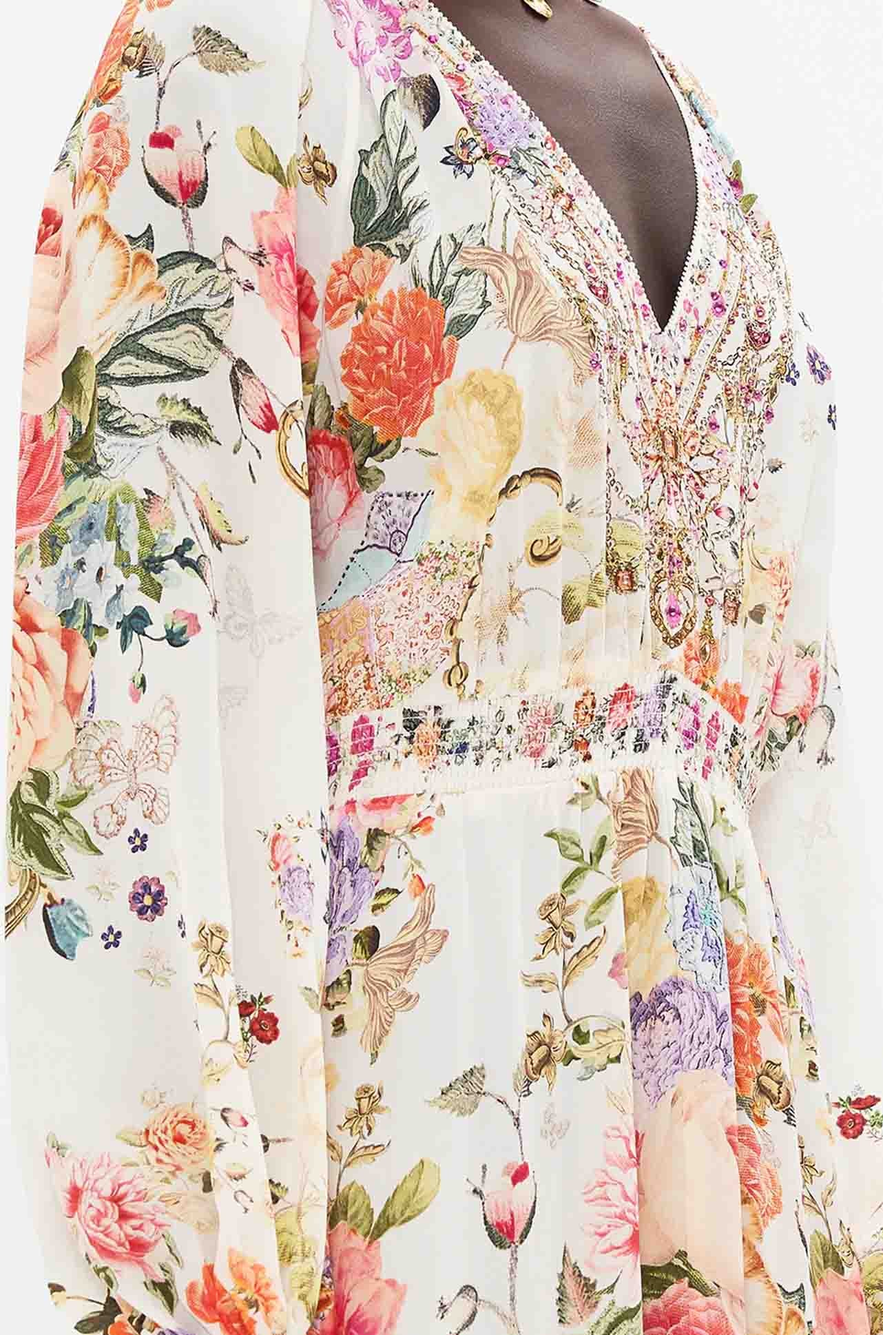 Camilla - Sew Yesterday Raglan Shirred Waist Dress