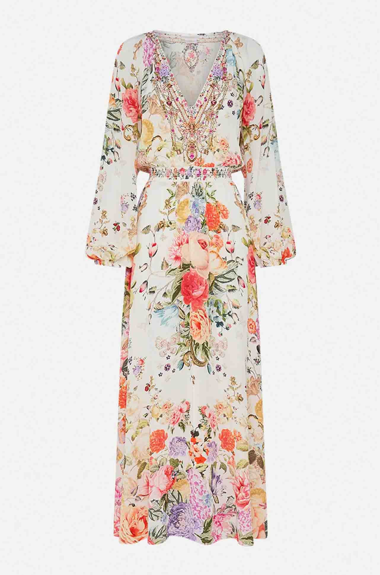 Camilla - Sew Yesterday Raglan Shirred Waist Dress