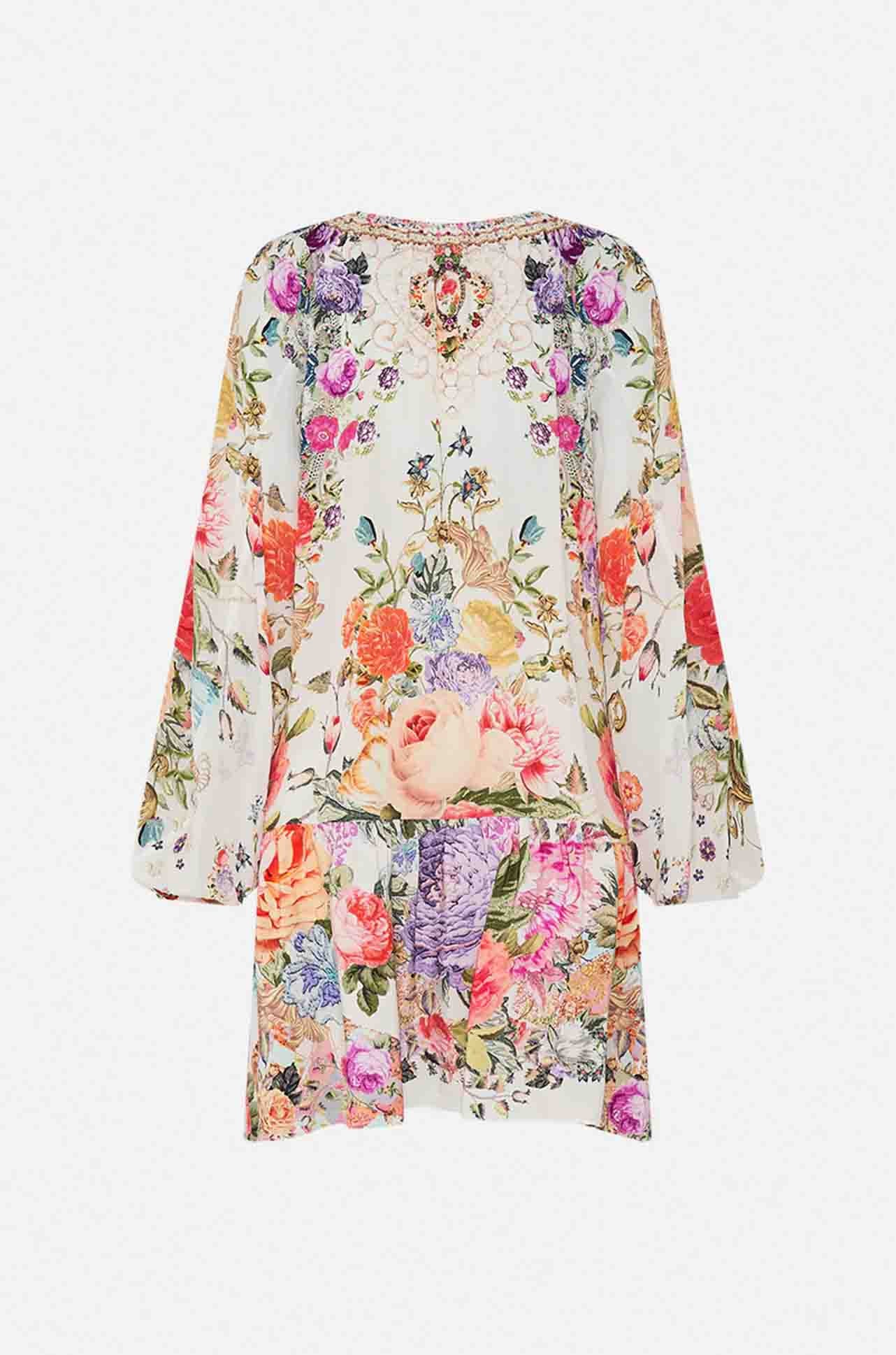 Camilla - Sew Yesterday V-Neck Dress w/ Blouson Sleeve
