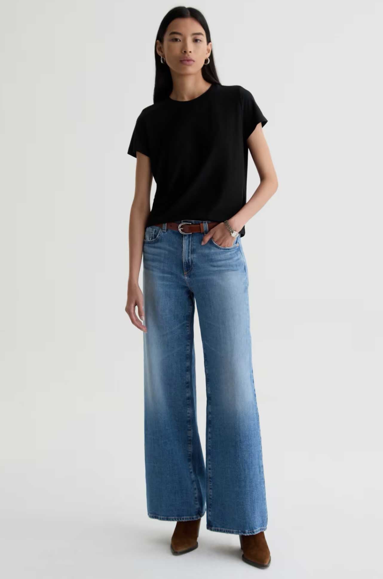AG Jeans - Saige Wide Leg Jean in American West