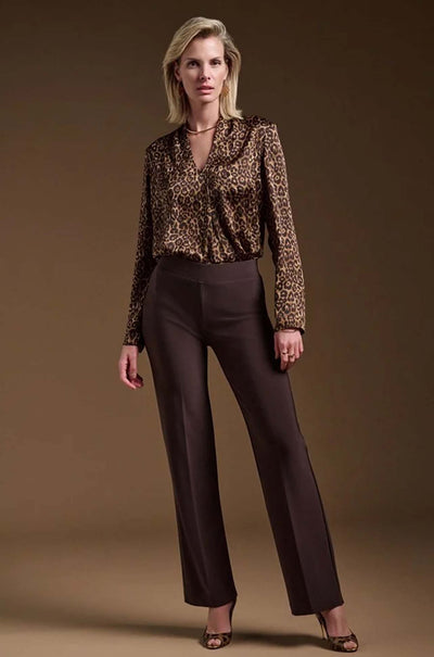 Joseph Ribkoff - Satin Animal Print Top