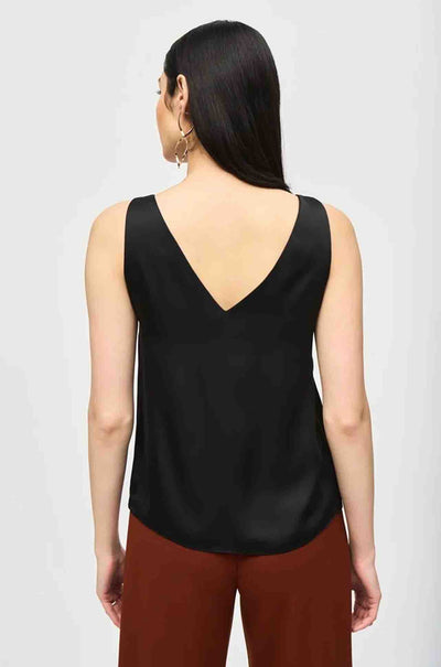 Joseph Ribkoff - Satin Straight Sleeveless Top