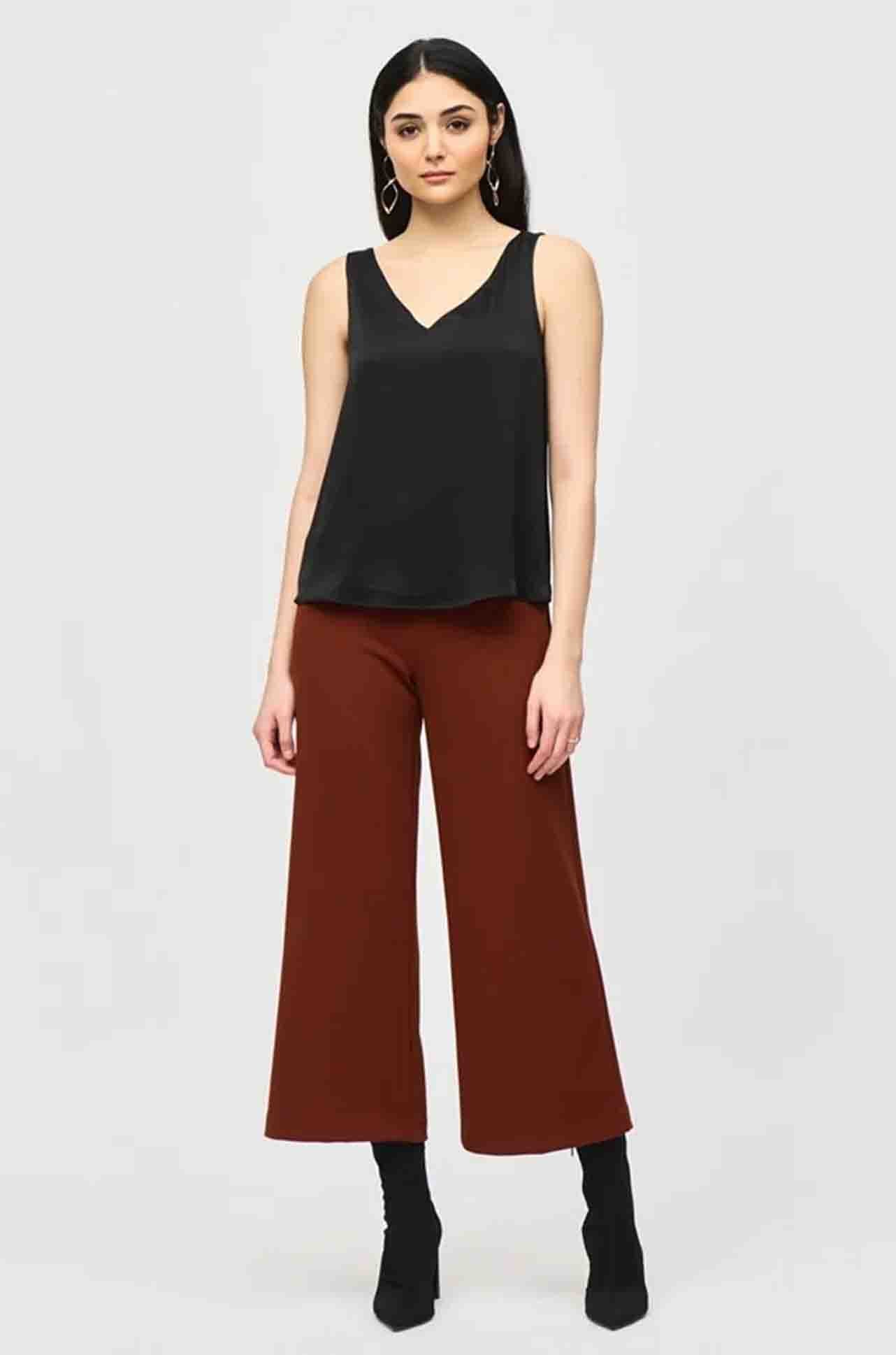Joseph Ribkoff - Satin Straight Sleeveless Top