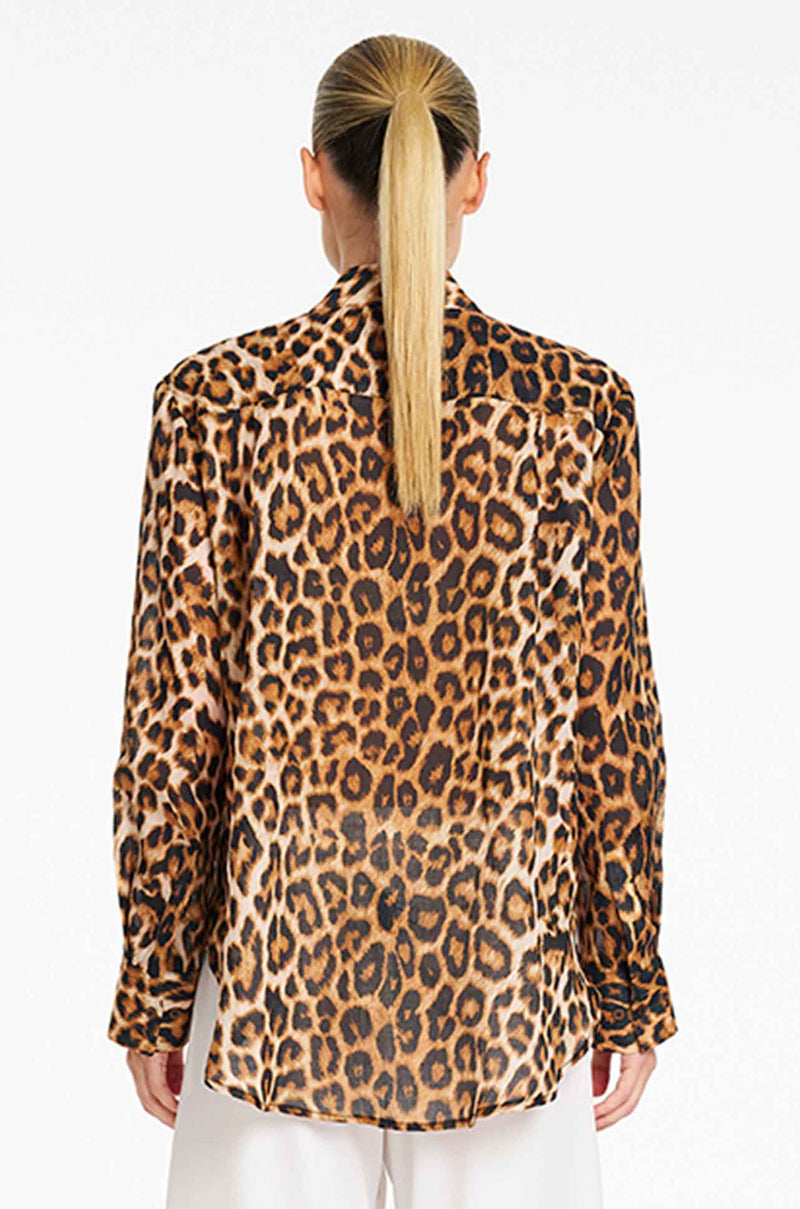Mela Purdie - Saville Shirt in Wildcat Linen Voile