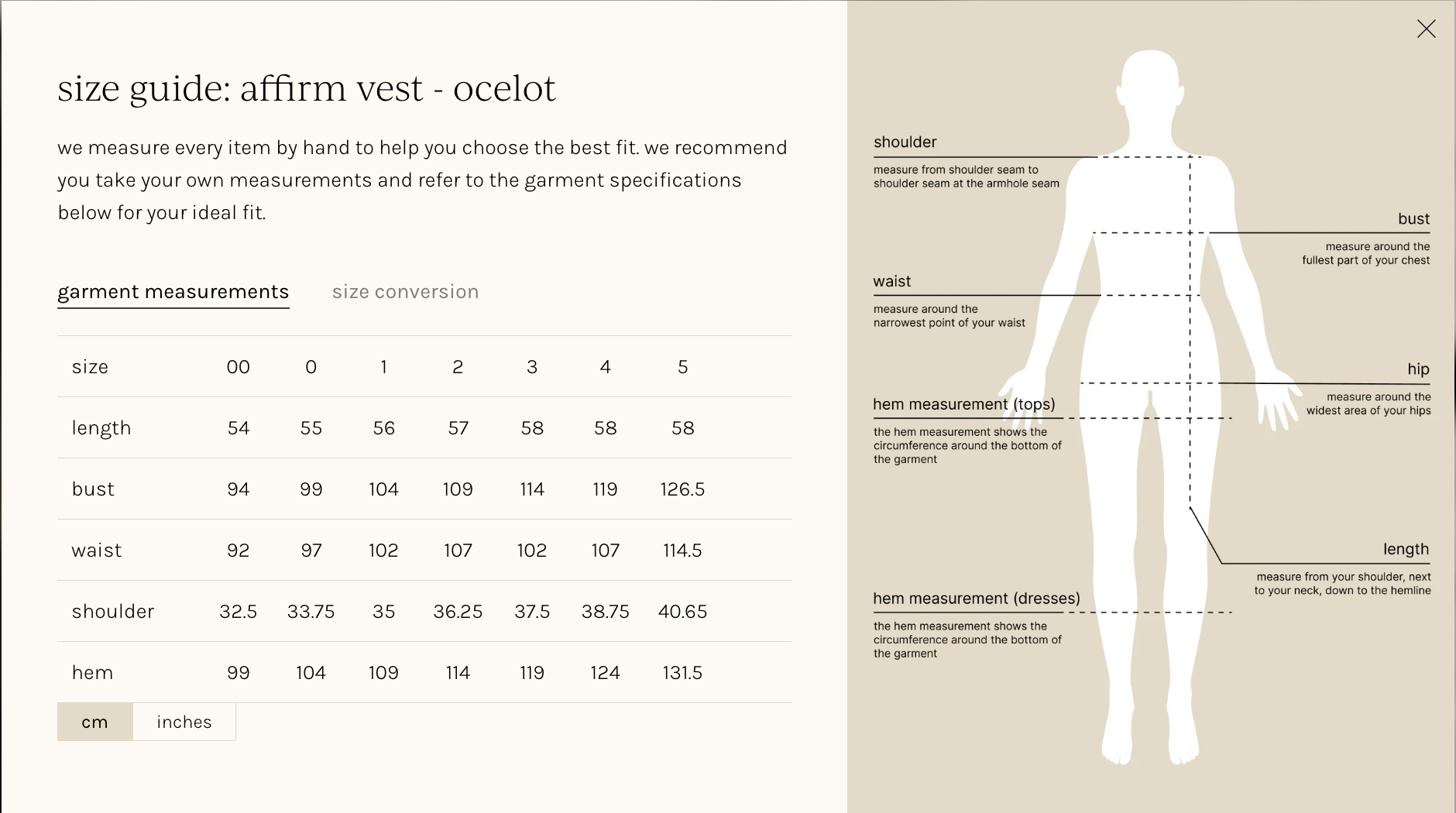 Zoe Kratzmann - affirm vest in ocelot