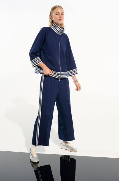 Joseph Ribkoff - Scuba Jersey Jacket with Funnel Collar