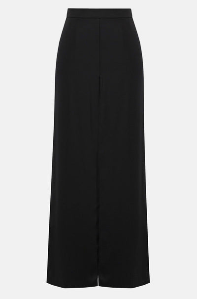 Joseph Ribkoff - Signature Satin Wide Leg Pants with Front Overlay