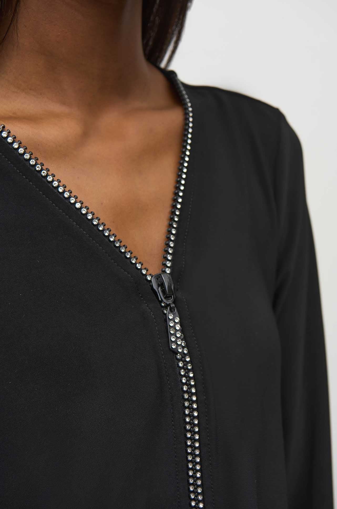Joseph Ribkoff - Silky Knit Flared High Low Top