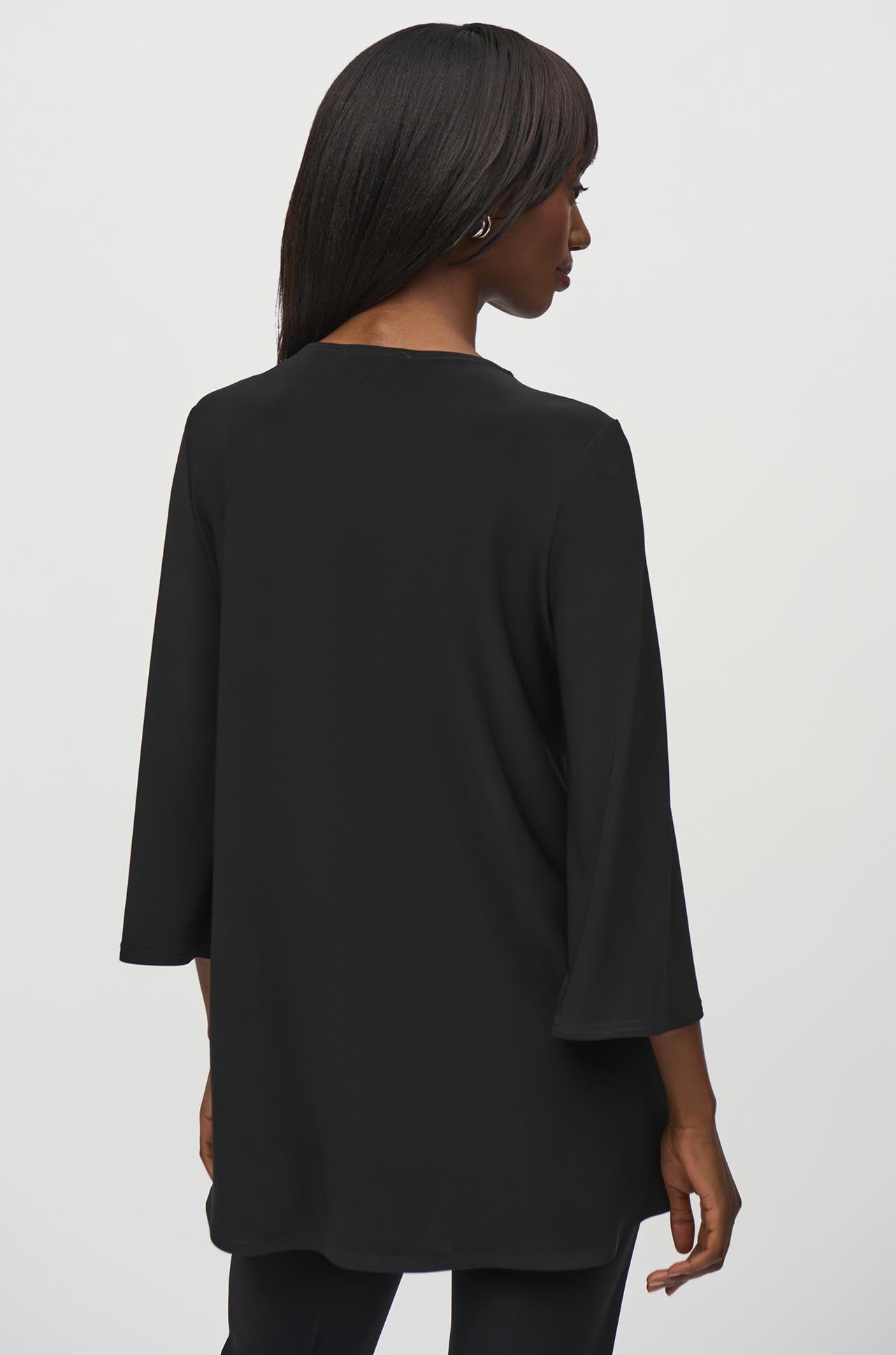 Joseph Ribkoff - Silky Knit Flared High Low Top