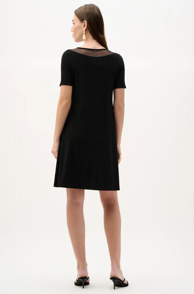 Joseph Ribkoff - Silky Knit & Mesh Aline Dress