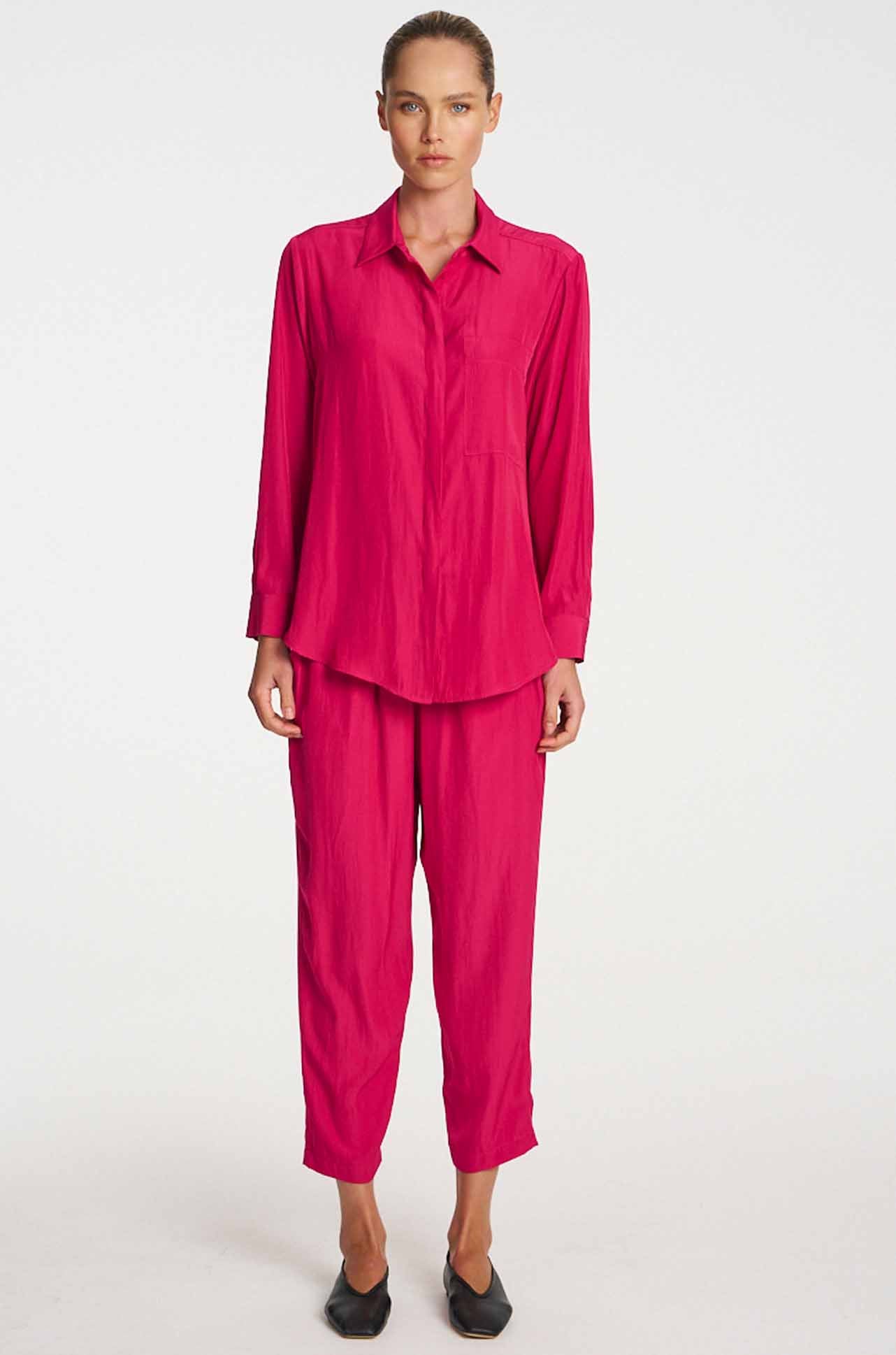 Mela Purdie - Soft Capri in Mache in Teaberry