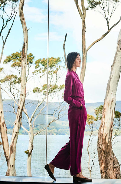 Mela Purdie - Maxi Pace Pant in Mulberry