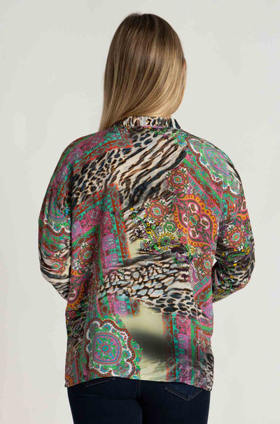 Johnny Was - Slim Audrey Blouse in Paisley Tie