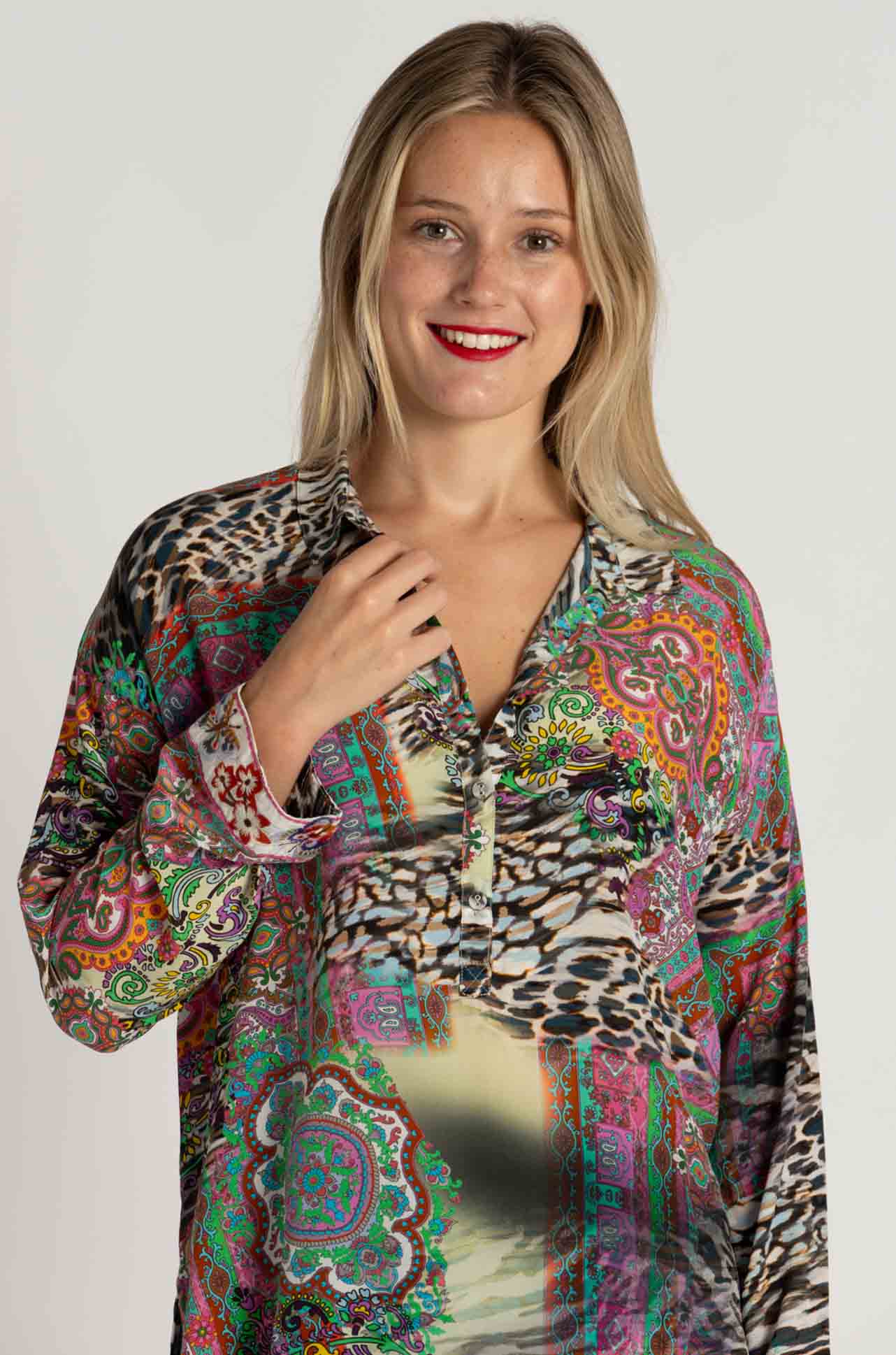 Johnny Was - Slim Audrey Blouse in Paisley Tie