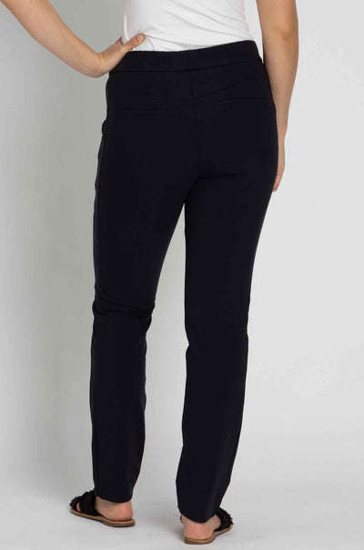Gardeur - Slim Stretch Pull On Pant w/ Zip Pockets in Ink