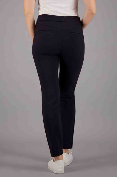 Gardeur - Slim Stretch Pull On Pant w/ Zip Pockets in Ink
