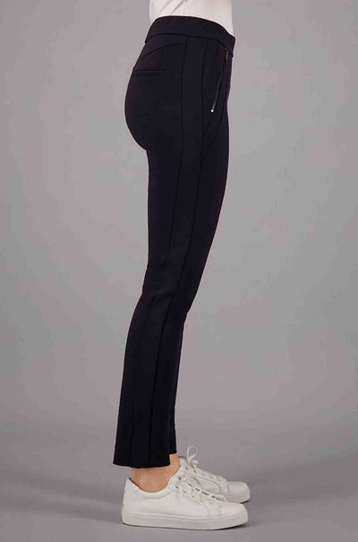 Gardeur - Slim Stretch Pull On Pant w/ Zip Pockets in Ink
