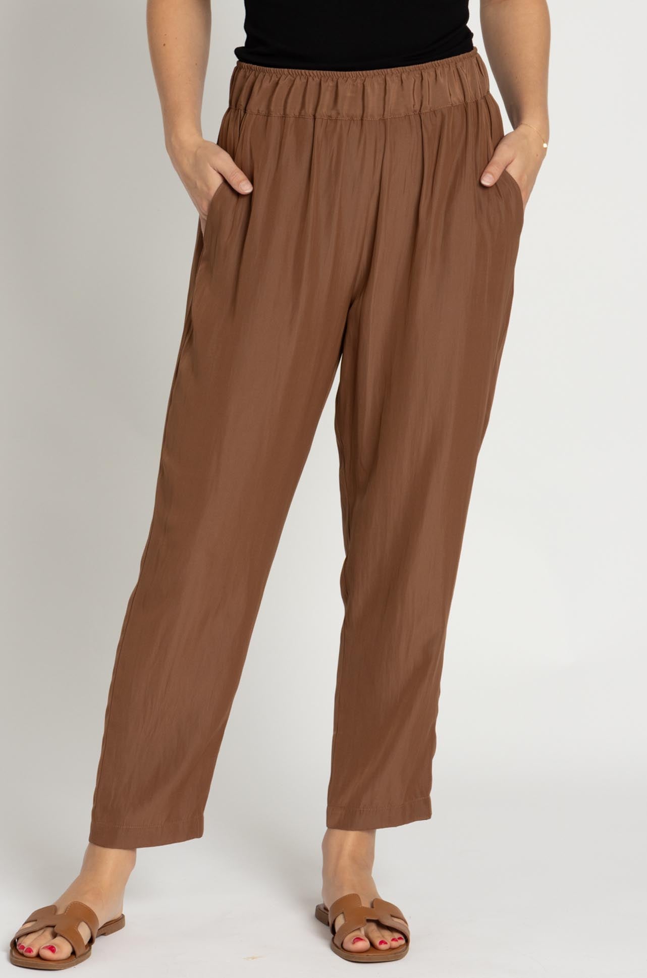 Mela Purdie - Soft Capri in Mache in Cinnamon