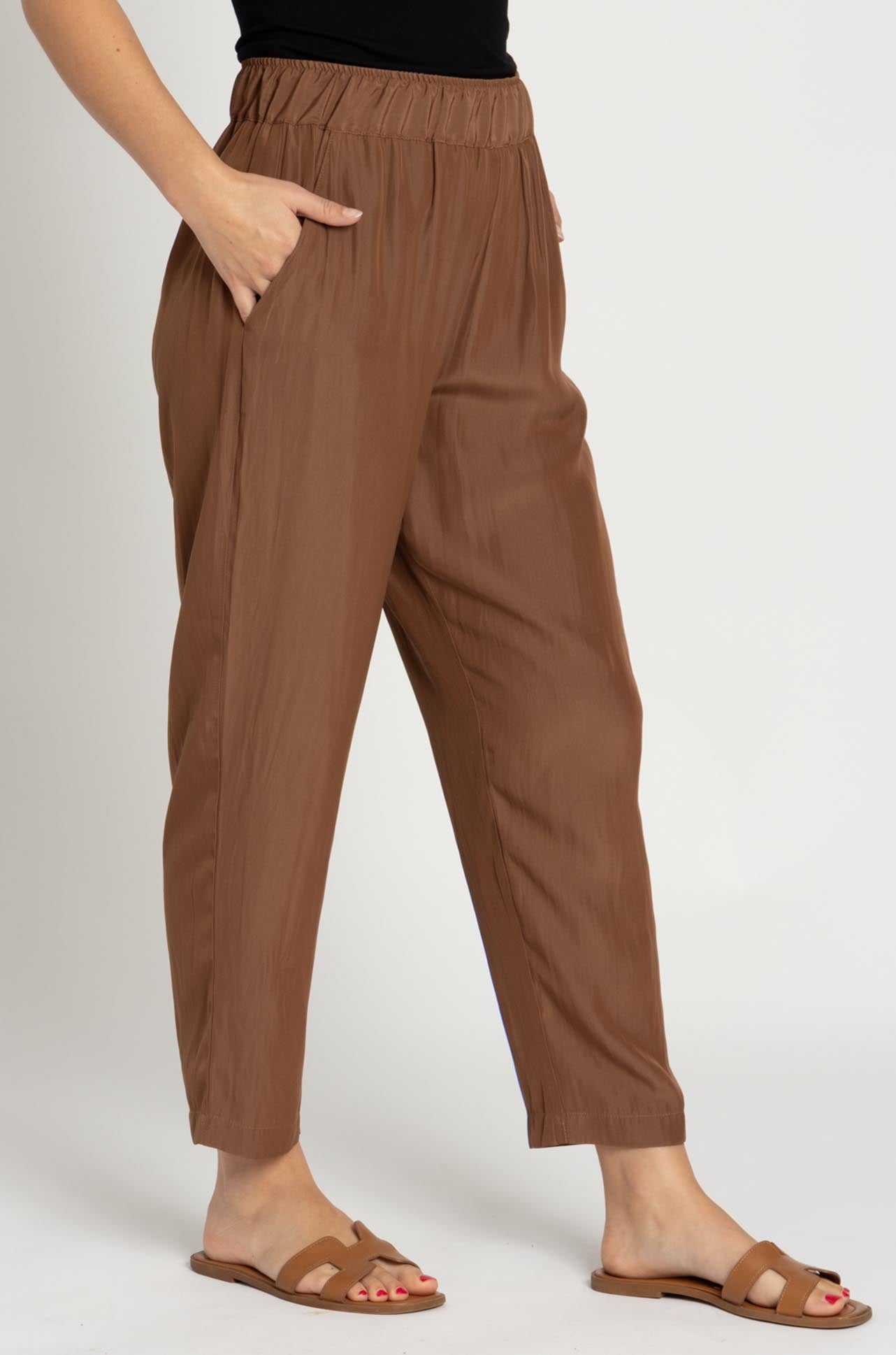 Mela Purdie - Soft Capri in Mache in Cinnamon