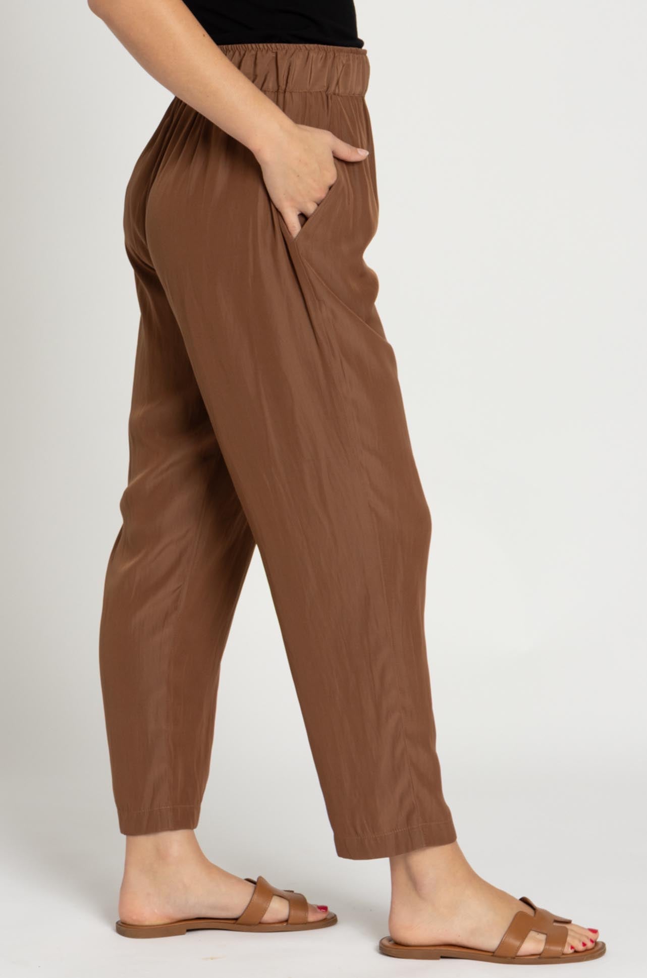 Mela Purdie - Soft Capri in Mache in Cinnamon