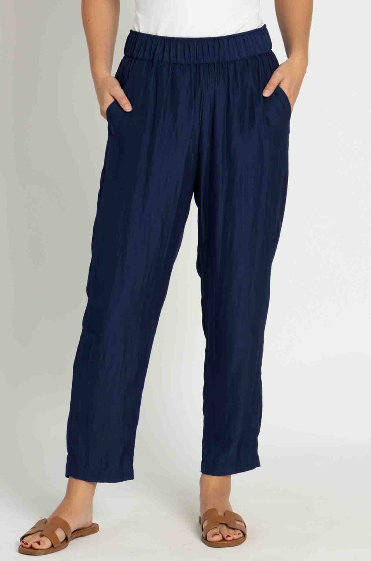Mela Purdie - Soft Capri in Mache in Denim