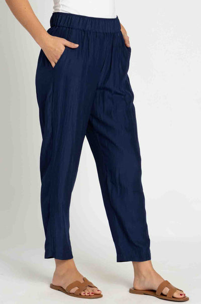Mela Purdie - Soft Capri in Mache in Denim