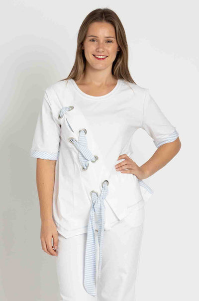 Elisa Cavaletti - Spliced Eyelet Tee