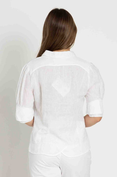 Elisa Cavaletti - Spliced Linen Blouse