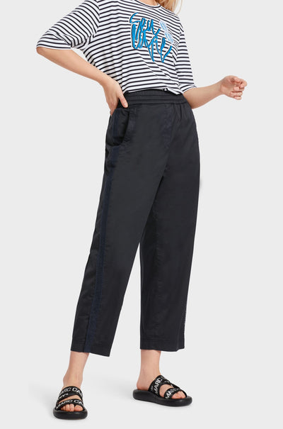 Marc Cain - Sporty Pants with Mesh Stripes