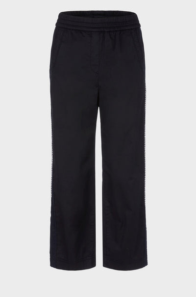 Marc Cain - Sporty Pants with Mesh Stripes