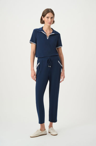 Joseph Ribkoff - Stripe Trim Polo