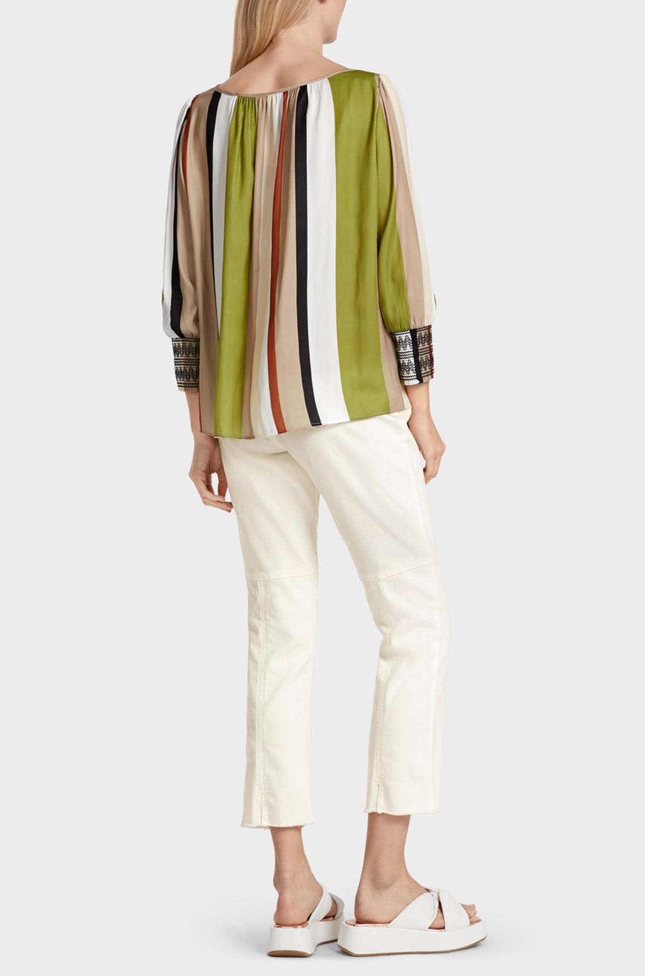 Marc Cain - Striped A-Line Blouse