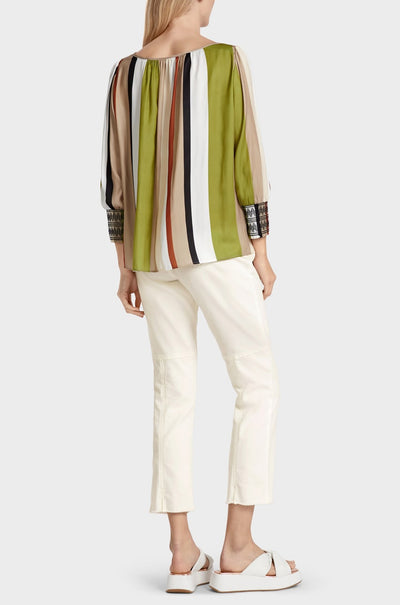 Marc Cain - Striped A-Line Blouse