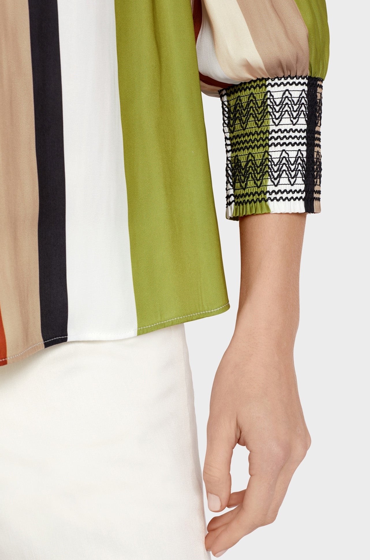 Marc Cain - Striped A-Line Blouse