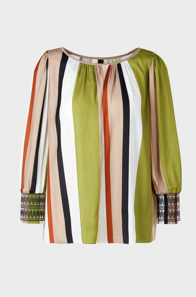 Marc Cain - Striped A-Line Blouse