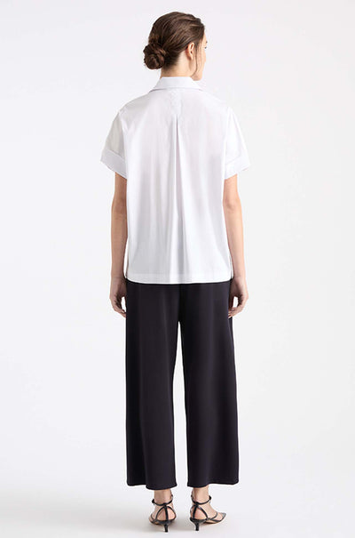 Mela Purdie - Crop Palazzo Pant in Powder Knit