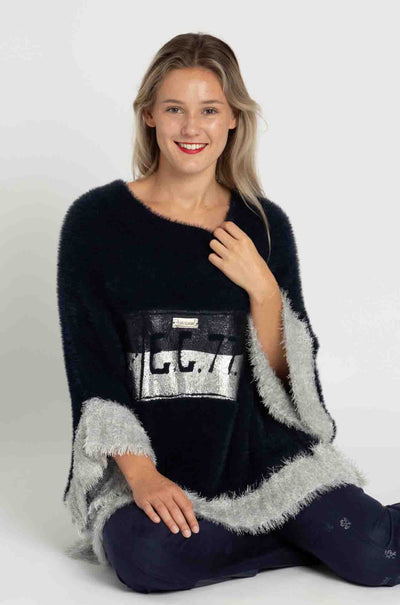 Elisa Cavaletti - Super Soft Knit Poncho