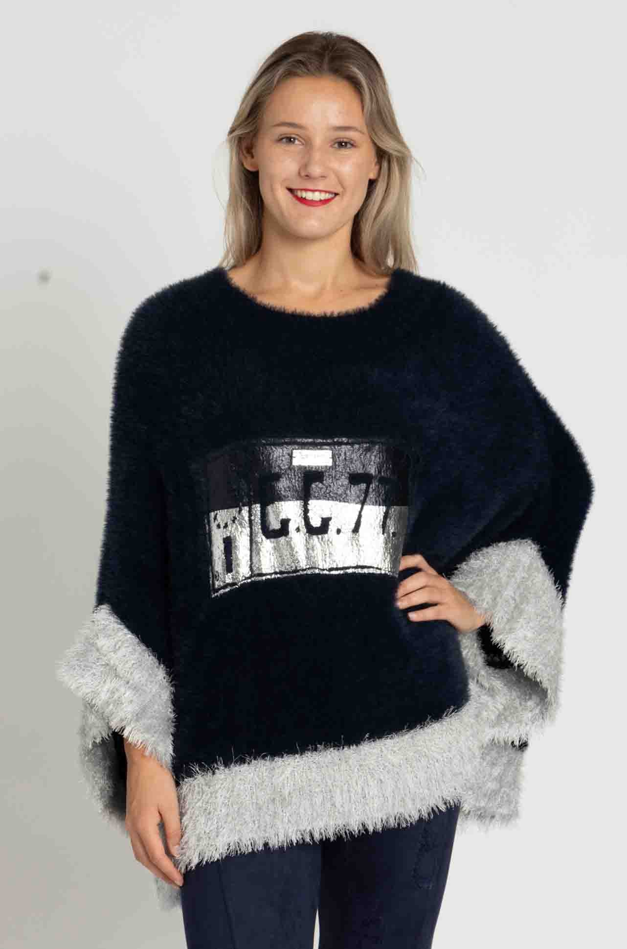 Elisa Cavaletti - Super Soft Knit Poncho
