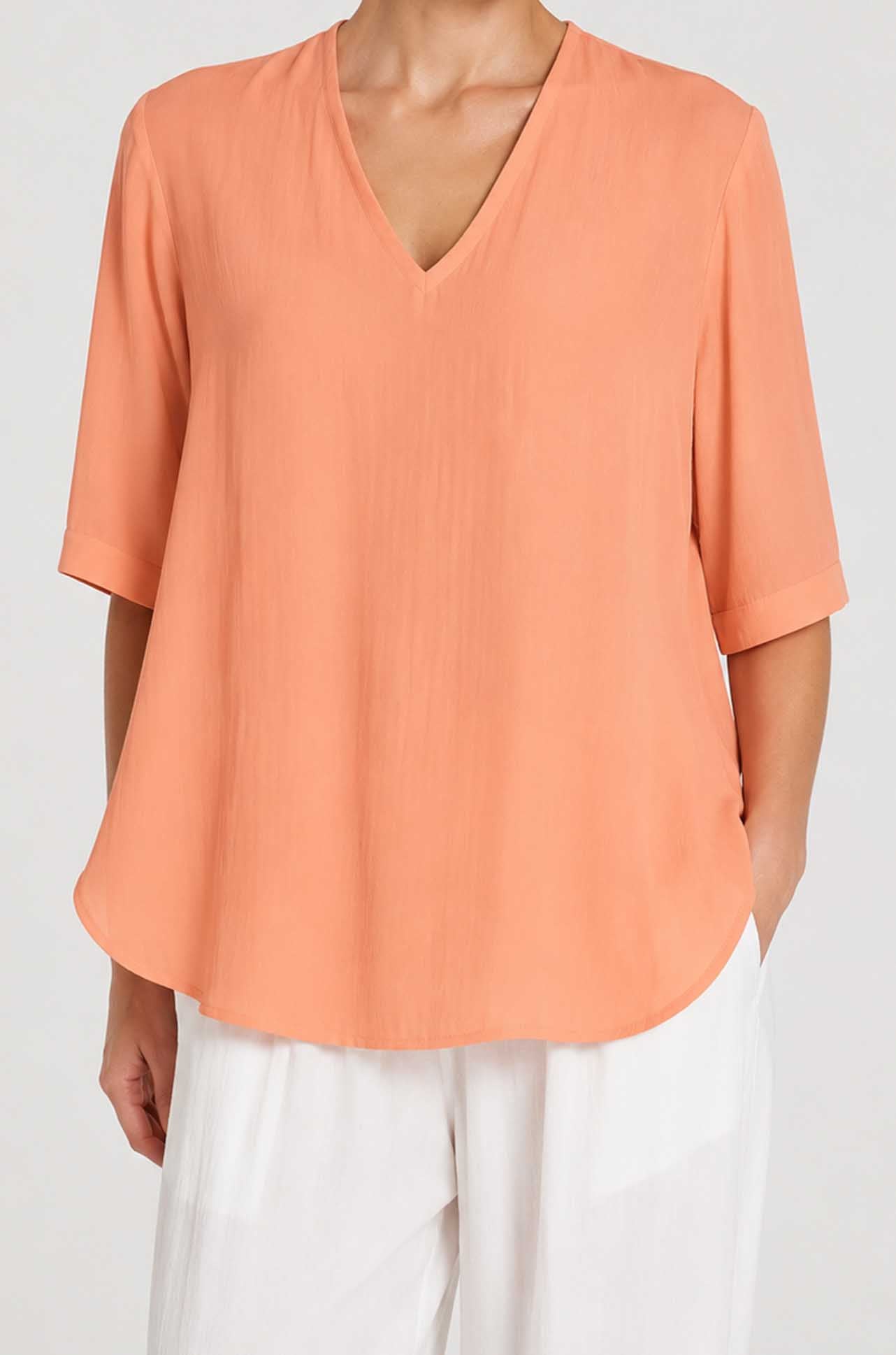 Mela Purdie - Swish Plaza Top in Peel