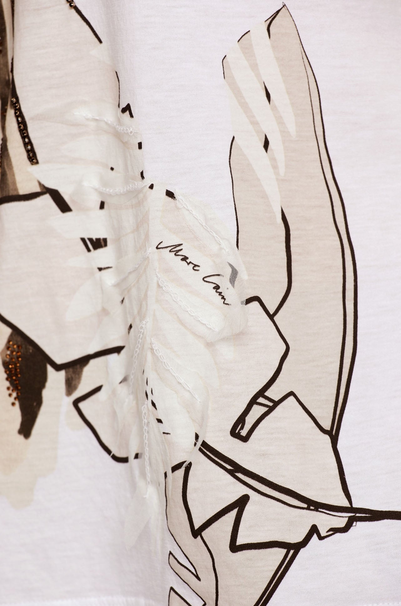 Marc Cain - T-Shirt with Animal Motifs
